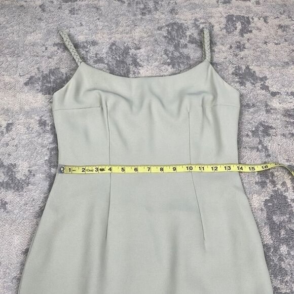 Watters and Watters Mother of the Bride Midi Dress Gown Bolero Pastel Green Sz 4 - Picture 4 of 13